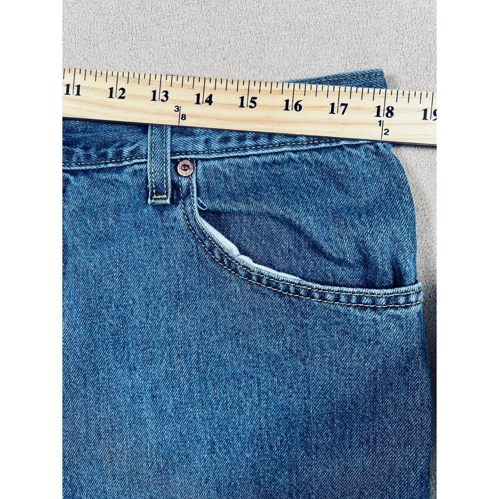 Levi's 517 Boot Cut Jeans Mens 38x38 (36x34 Actual) Blueโ Denim Medium Wash READ - Picture 5 of 15